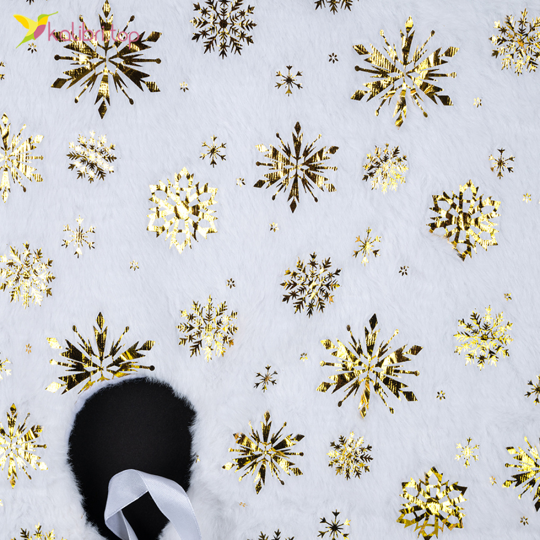 Спідниця для новорічної ялинки Сніжинка 65 см оптом фото 02 Спідниця для новорічної ялинки Сніжинка 65 см оптом фото 02