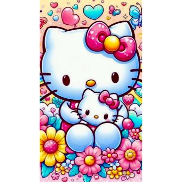Алмазная мозаика два котика 30*40 см - Купить