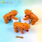 Интерактивная игрушка ходилка капибара 16 см оптом фото 01