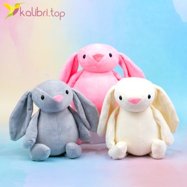 Мягкая игрушка Зайки Цветные 20 см - Купить