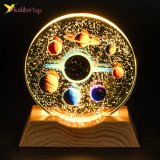 Ночник плоский стеклянный Космос с планетами 8 см оптом фото 01 Ночник плоский стеклянный Космос с планетами 8 см оптом фото 01