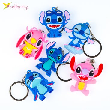 Брелки резиновые Ушастики цветные 12 штук - Купить