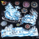 Новорічні наклейки на вікна Різдво 20х20 см оптом фото 06 Новорічні наклейки на вікна Різдво 20х20 см оптом фото 06