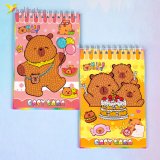 Блокнот с наклейками и мозаикой Капибары 10×15 см оптом фото 06