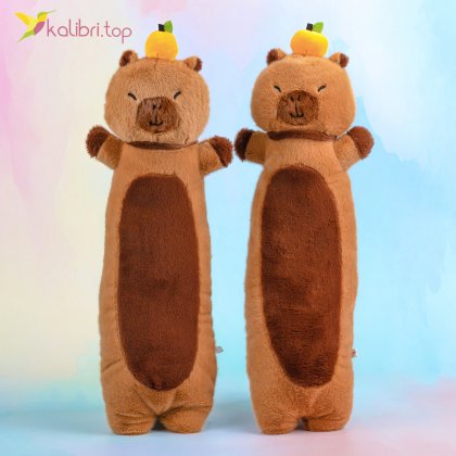 Мягкие игрушки обнимашки Капибары 55 см - Купить