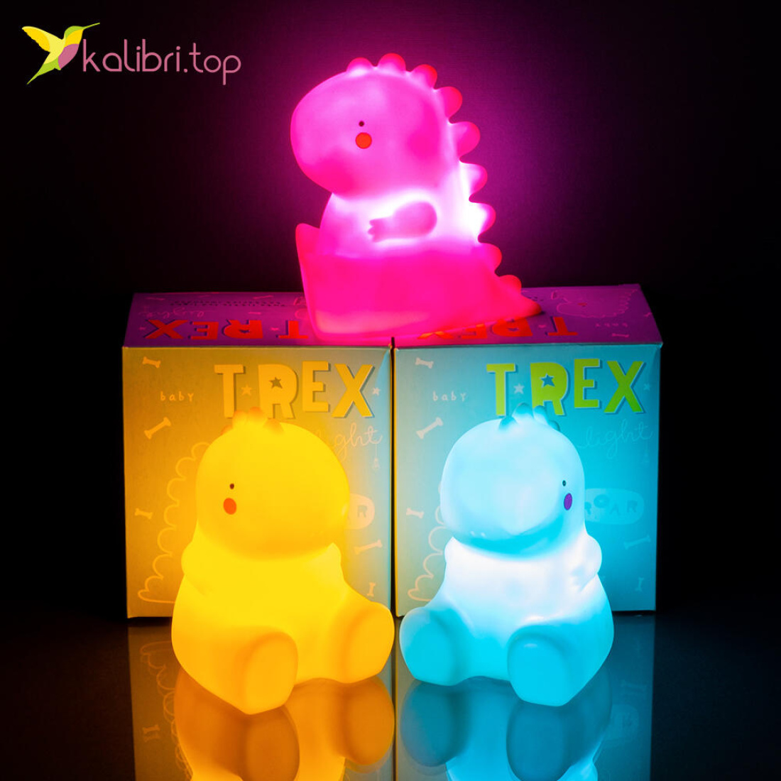 Детский ночник T-Rex оптом фото 01 Детский ночник T-Rex оптом фото 01