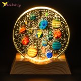 Нічник плоский скляний Багато планет 8 см оптом фото 01 Нічник плоский скляний Багато планет 8 см оптом фото 01