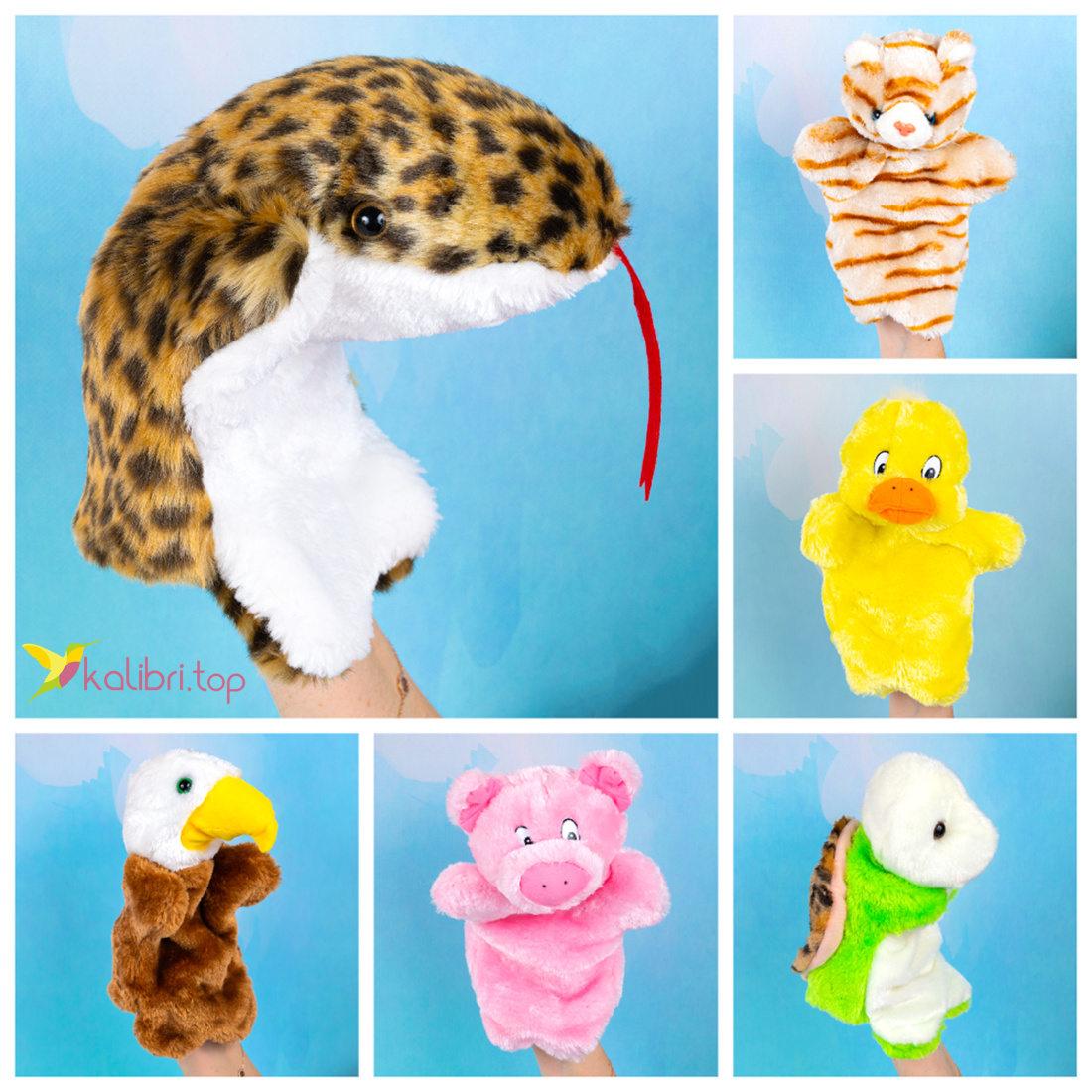 М'які іграшки ляльки рукавички №2, 25 см оптом фото 01