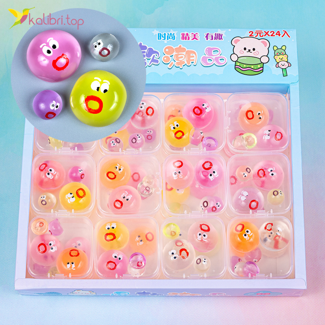 Игрушки антистресс Микс мордашек оптом фото 01 Игрушки антистресс Микс мордашек оптом фото 01