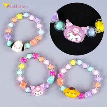 Детские браслеты на руку Аниме 12 штук - Купить