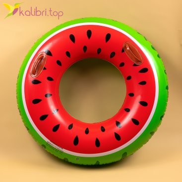 Круг для плавания Арбуз с ручками 100 см - Купить