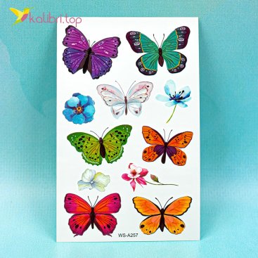 Детские татуировки Бабочки WS-A257 - Купить