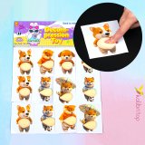 Антистрес-наклейка Силіконові Пузики 12 см оптом фото 01