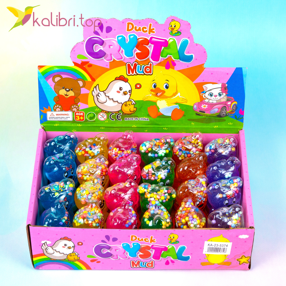 Слайм Мышка 7,5 см, 53 г оптом фото 02