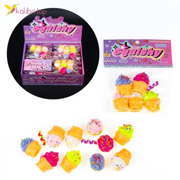 Игрушки антистресс Пирожные 45 см, 95 г - Купить