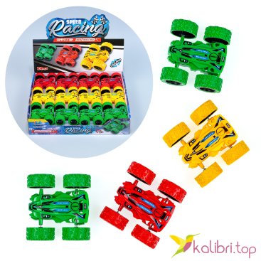 Инерционные машинки перевёртыши Формула 7,5 см - Купить