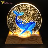 Ночник плоский стеклянный Кит 8 см оптом фото 01 Ночник плоский стеклянный Кит 8 см оптом фото 01