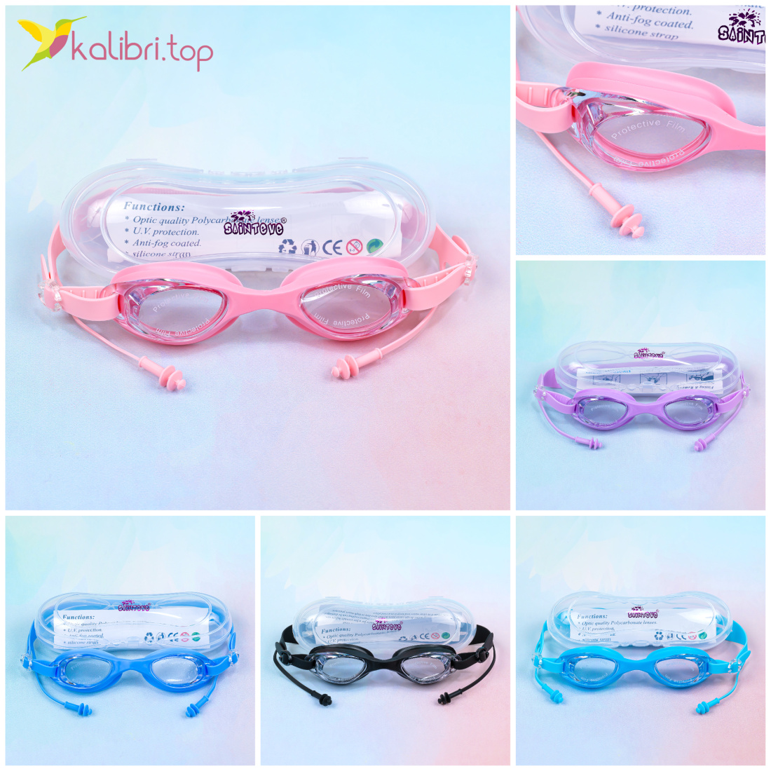Очки для плавания детские Океан оптом фото 01