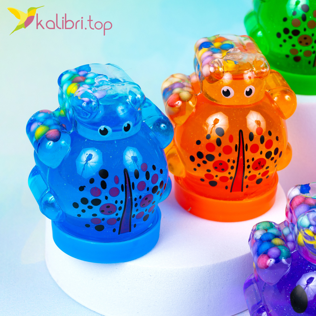 Слайм Божья Коровка 6 см, 58 г оптом фото 02